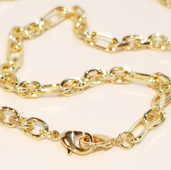 NEW Gold Love Choker Bracelet Necklace - Picture 9 of 11